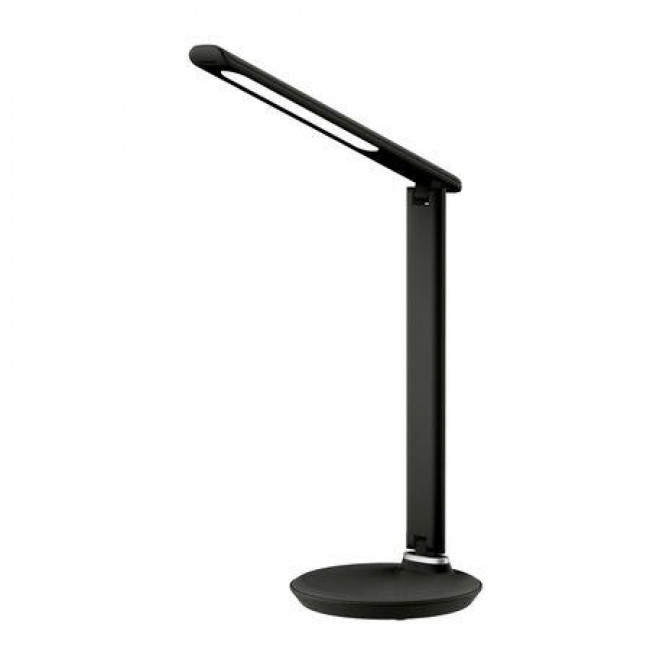 Φωτιστικό Γραφείου LED 7W 2700-6000K Μαύρο Με USB Και Wireless Φορτιστή 2 0-711 ADELEQ