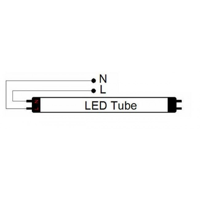 Λάμπα LED T8 10W G13 6200k 0.60m 230V LUMEN