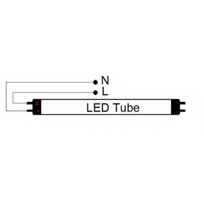 Λάμπα LED T8 10W G13 6200k 0.60m 230V LUMEN