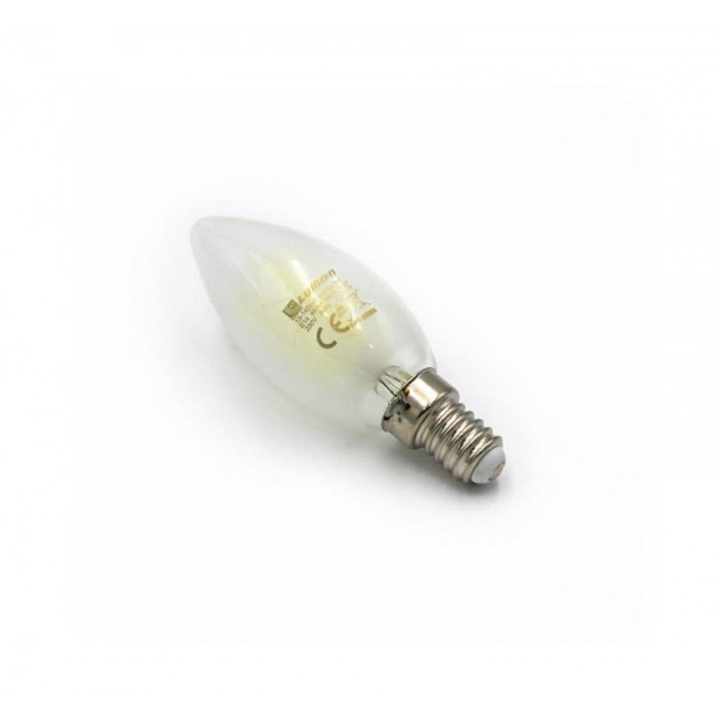 Λάμπα LED Κερί 4W E14 5800k 230V Filament Dimmable Frosted LUMEN