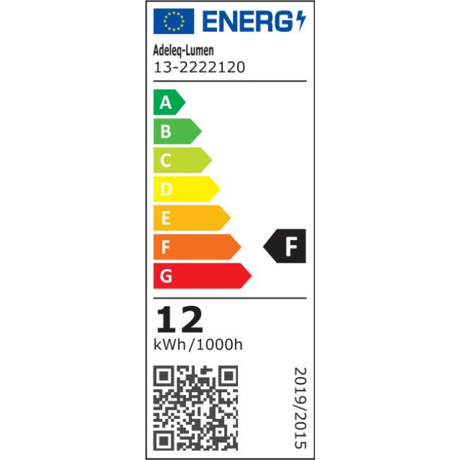 Λάμπα LED Κλασική 12W B22 6200k 230V LUMEN