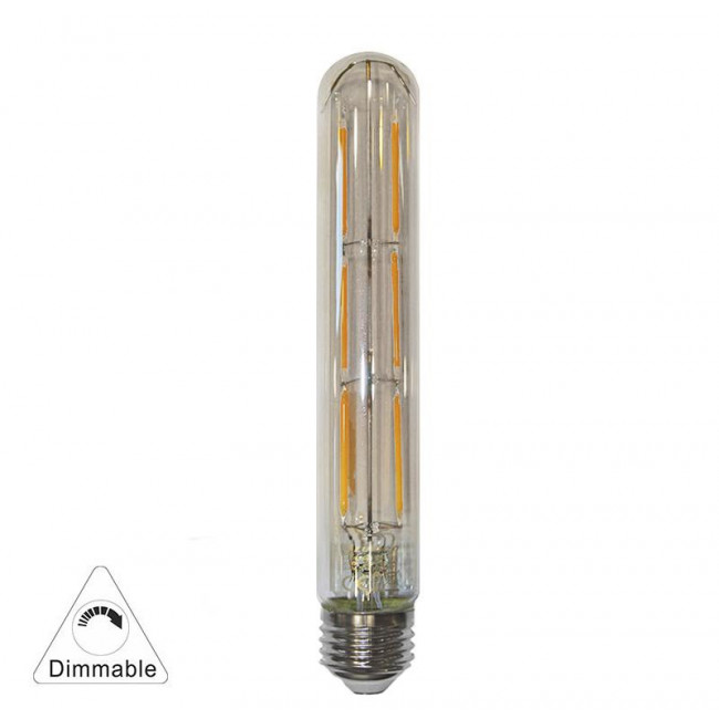 Λάμπα LED Classic T 6W E27 2800Κ 230V Filament Dimmable Clear LUMEN