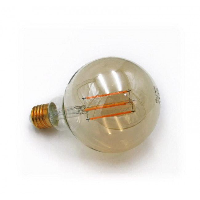 Λάμπα LED G95 8W E27 2200k 230V Filament Dimmable Amber LUMEN