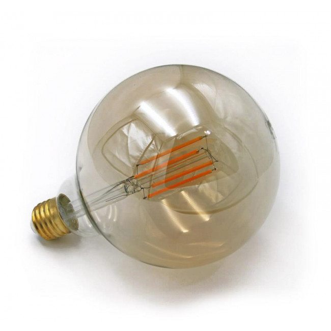 Λάμπα LED Γλόμπος G125 6W E27 2200k 230V Filament Dimmable Amber LUMEN
