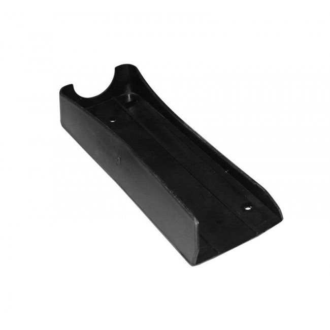 Βάση Τοίχου Πλαστική Για Πολύπριζα 3 Θέσεων Μαύρο