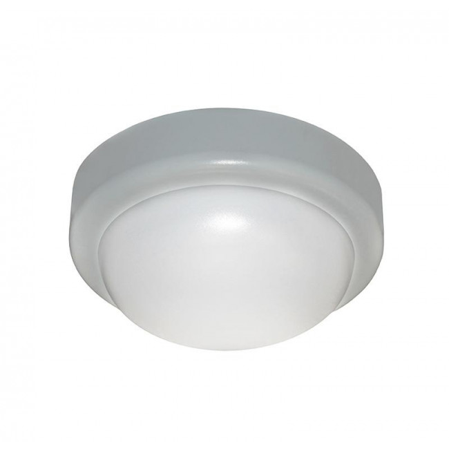 Πλαφονιέρα LED 18W 4000k 230V IP44 Στρογγυλή Γκρί