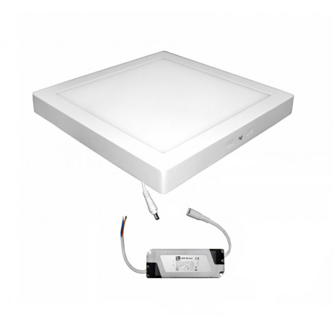 Πάνελ LED Επίτοιχο 24W 6300K Τετράγωνο Λευκό 21-02532000 ADELEQ