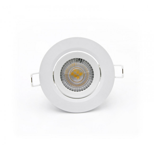 Σποτ Χωνευτό LED 7W 3000K Λευκό Κινητό 21-071000 ADELEQ