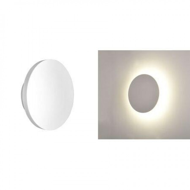 Απλίκα LED 6W 3000K Λευκό Γύψος 21-11026 ADELEQ