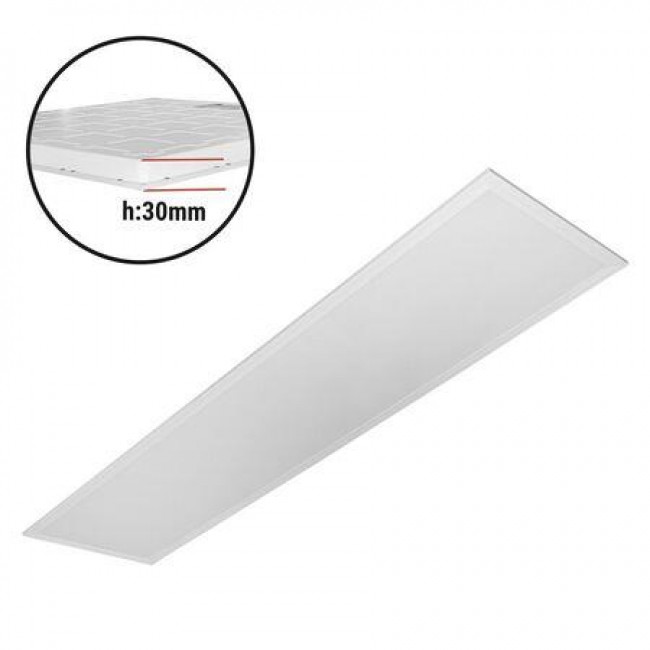 Πάνελ LED Χωνευτό 42W 4000K 30X120cm Λευκό 21-12040101 ADELEQ