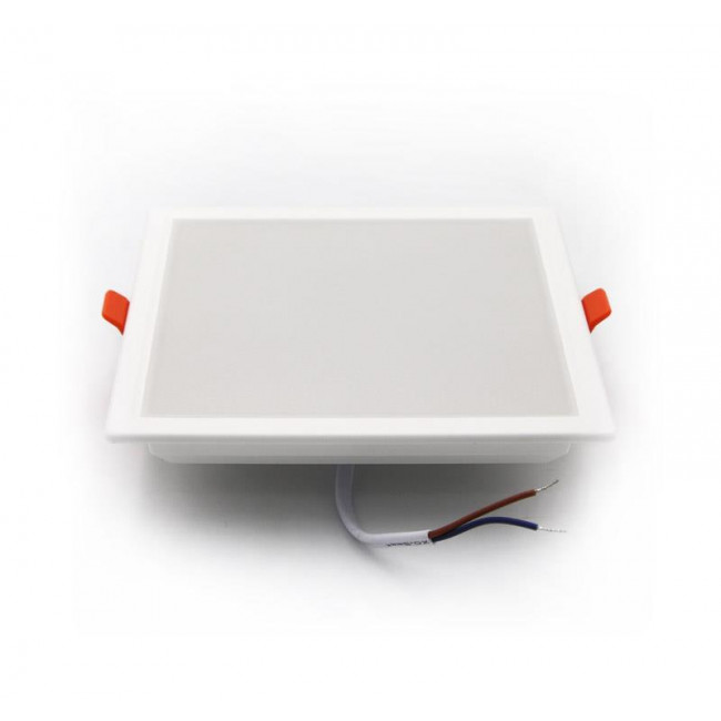 Πάνελ LED Χωνευτό 15W 6200K Τετράγωνο Λευκό 21-13150 ADELEQ