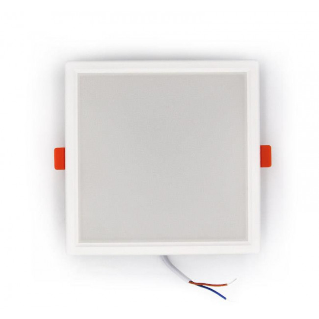 Πάνελ LED Χωνευτό 15W 6200K Τετράγωνο Λευκό 21-13150 ADELEQ