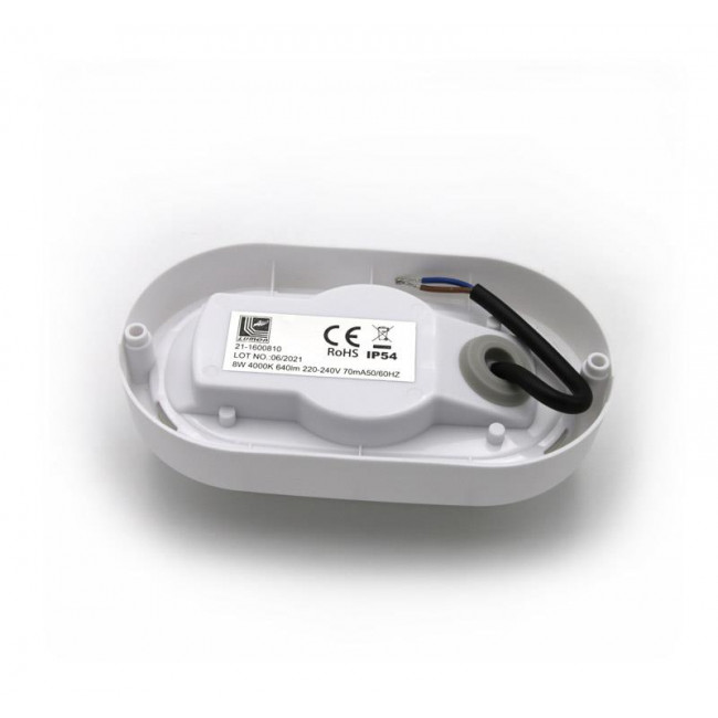 Φωτιστικό Χελώνα LED 8W 4000k Λευκό 21-1600810 ADELEQ