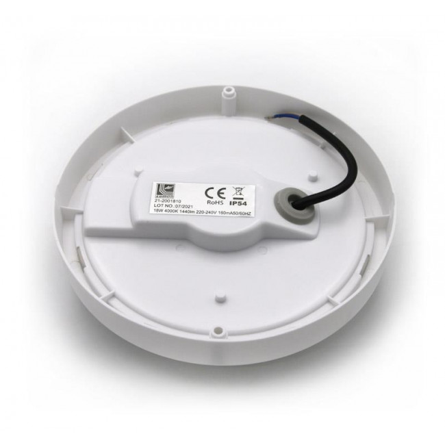 Πλαφονιέρα LED 18W 4000Κ Λευκό 21-2001810 ADELEQ