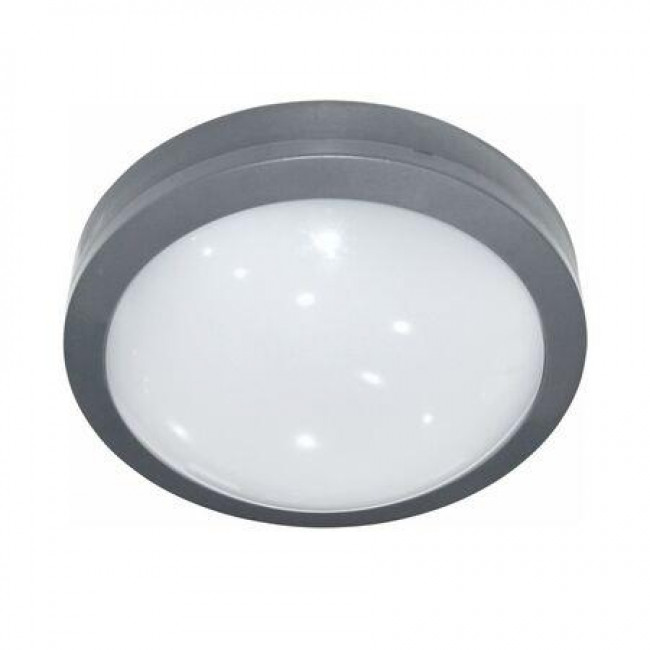 Πλαφονιέρα LED 18W 4000k Γκρι 21-230186 ADELEQ