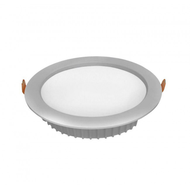 Πάνελ LED Χωνευτό 32W 4000K Στρογγυλό Ασημί 21-3261 ADELEQ