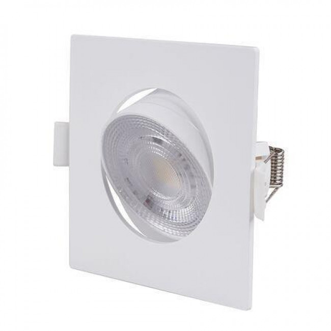 Σποτ Χωνευτό LED 7W 3000k-6500k Λευκό Κινητό 21-3709 ADELEQ