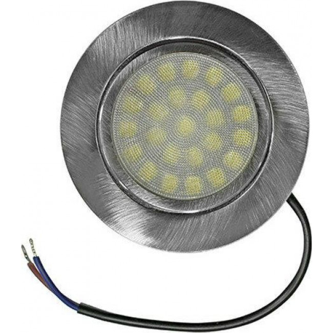 Σποτ Χωνευτό LED 4W 3000k Νίκελ Σατινέ Για Έπιπλα 21-400066 ADELEQ