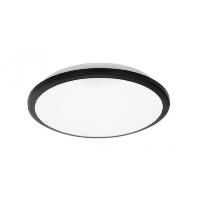 Πλαφονιέρα LED 24W 4000K Μαύρο 21-420241 ADELEQ