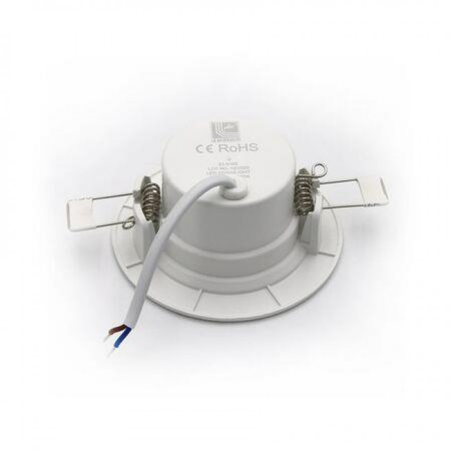 Πάνελ LED Χωνευτό 6W 3000K Στρογγυλό Λευκό 21-61000 ADELEQ