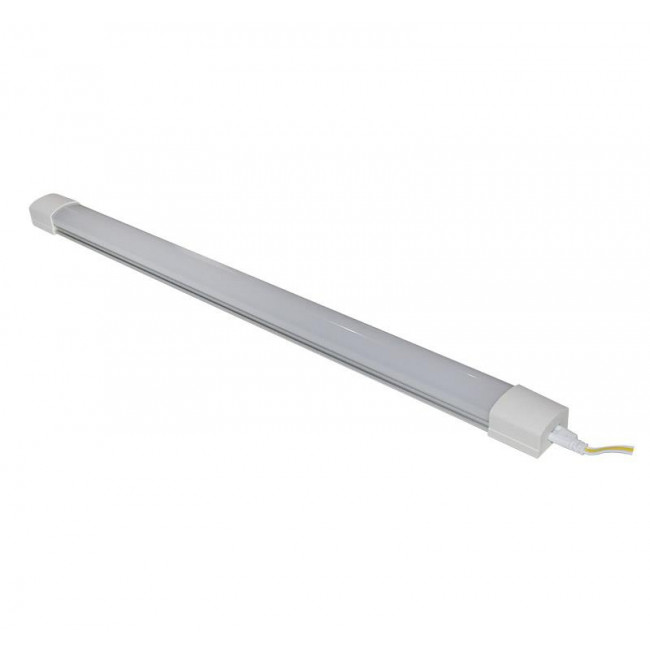 Φωτιστικό Πάγκου LED 18W 3000k 60cm Χωρίς Διακόπτη Λευκό Και Ασημί 3-0601800 ADELEQ