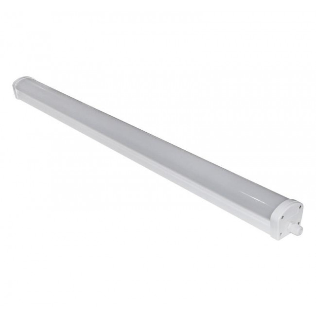 Φωτιστικό Οροφής LED 48W 4000K 120cm IP65 Λευκό Με Σύστημα Ασφαλείας 3-1204861 ADELEQ