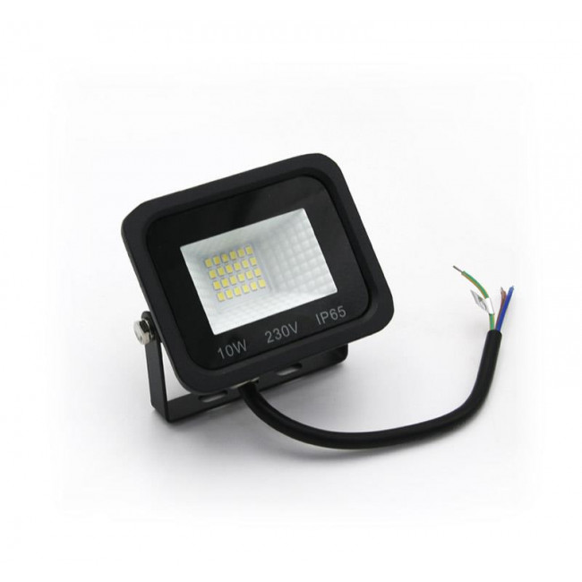 Προβολέας LED 10W 4000K Μαύρο IP65 230V ADELEQ