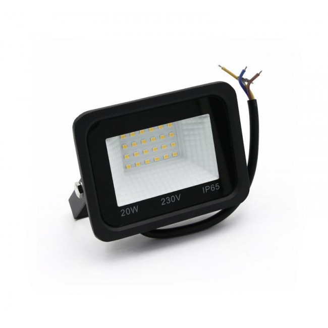 Προβολέας LED 20W 6200K Μαύρο IP65 230V ADELEQ