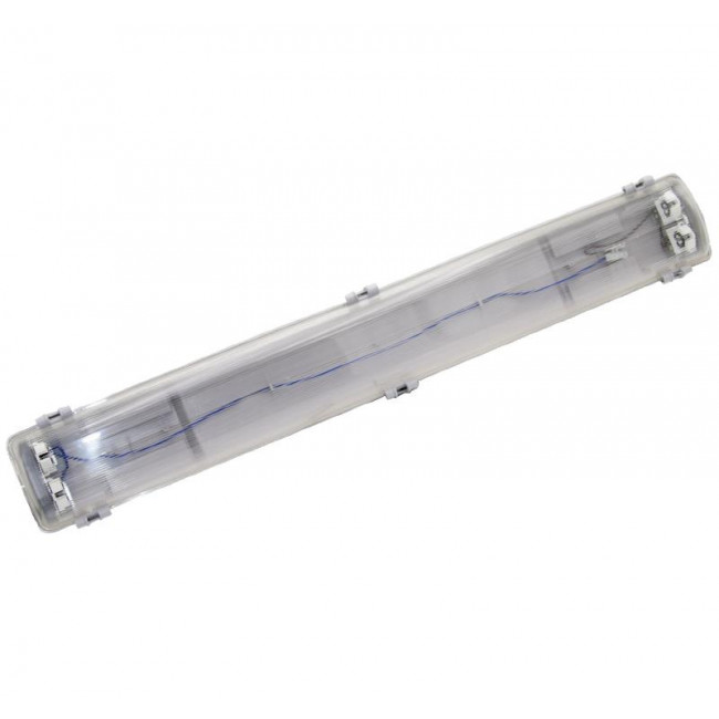 Φωτιστικό Οροφής Για 2 Λάμπες LED 60cm Δύο Άκρων IP65 3-80206056 ADELEQ