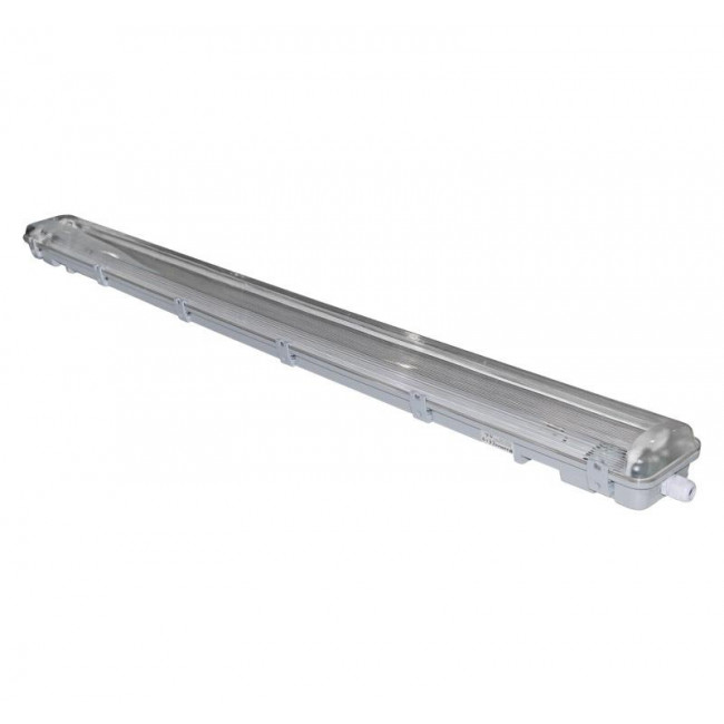 Φωτιστικό Οροφής Για 2 Λάμπες LED 120cm Δύο Άκρων IP65 3-8021205 ADELEQ