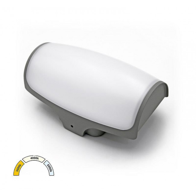 Απλίκα LED 12W 3000k-6500k Γκρι 3-8126 ADELEQ