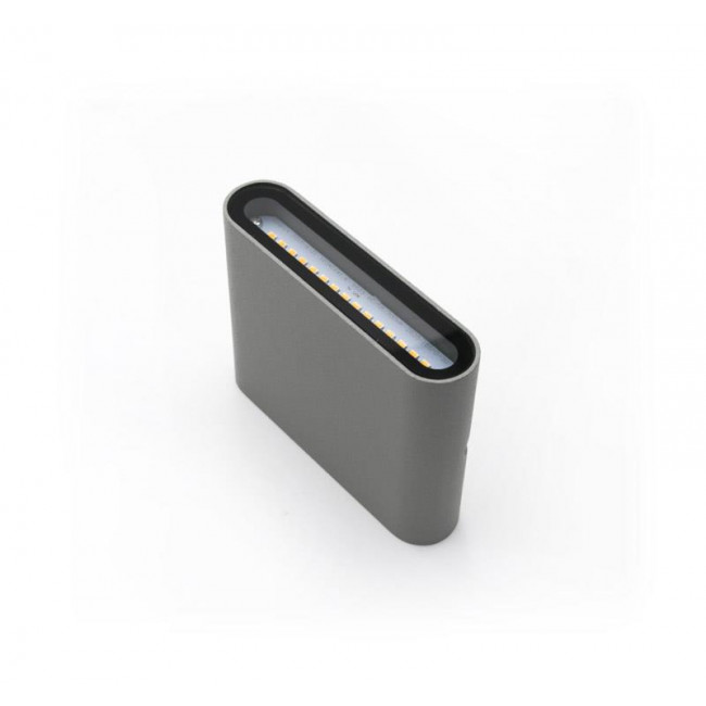 Απλίκα LED 6W 3000K Γκρι 3-89236 ADELEQ