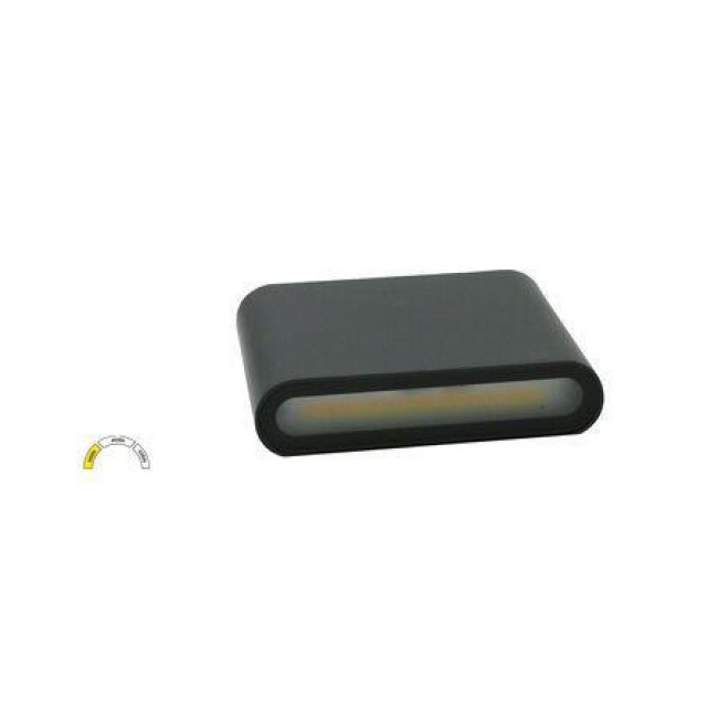 Απλίκα LED 6W 3000k-6000k Γραφίτης 3-8961 ADELEQ