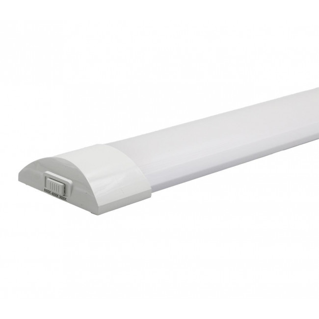 Φωτιστικό Πάγκου LED 18W 3000K-6000K 60cm Με Διακόπτη Λευκό 3-91882 ADELEQ