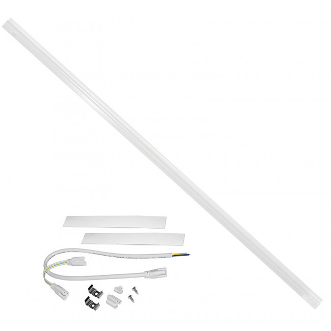 Φωτιστικό Πάγκου LED 20W 6400K 120cm Με Διακόπτη Λευκό 3-92060