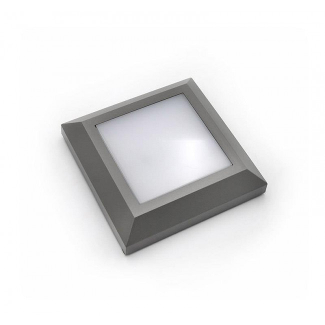 Πλαφονιέρα LED 4W 3000k Γκρι 3-9706 ADELEQ