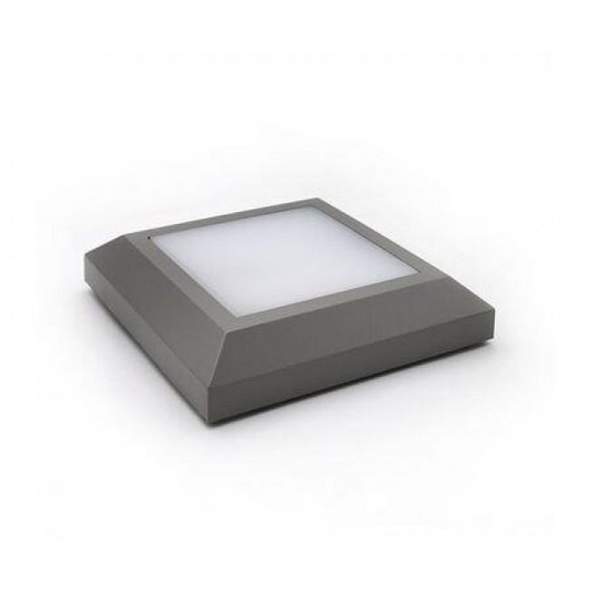 Πλαφονιέρα LED 4W 3000k Γκρι 3-9706 ADELEQ