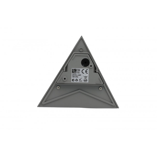 Απλίκα LED 12W 3000k-6000k Γκρι 3-996 ADELEQ