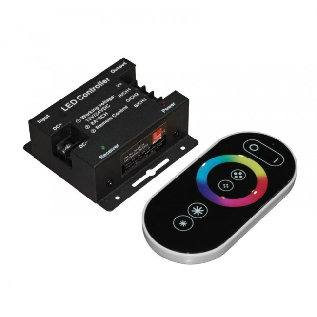 Μηχανισμός Dimmer & Controller RF Για Ταινία RGB 24A 30-33324 ADELEQ