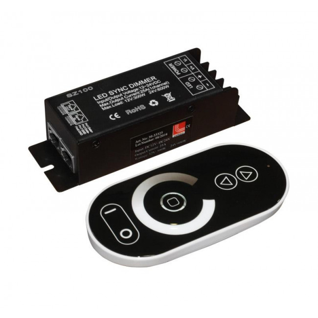 Μηχανισμός Dimmer & Controller RF Για Ταινία Μονόχρωμη 25A 30-33325 ADELEQ