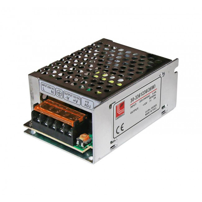 Τροφοδοτικό 36W Με Έξοδο 12VDC 3A 30-3361236 ADELEQ