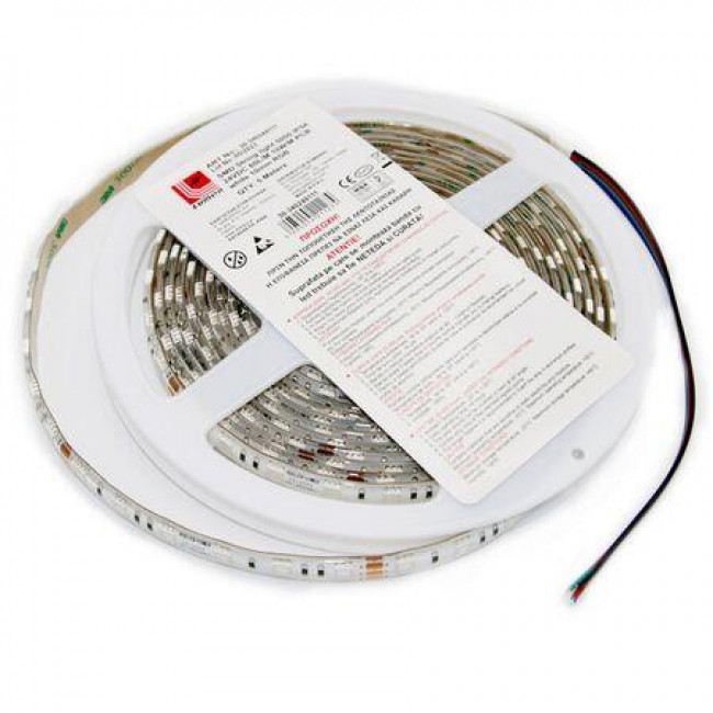 Ταινία Led 5m 10W/m 24Vdc RGB IP54 ADELEQ