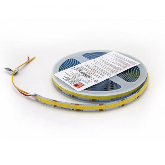 Ταινία Led COB 5m 12W/m 24VDC 2700K-6500K IP20 ADELEQ
