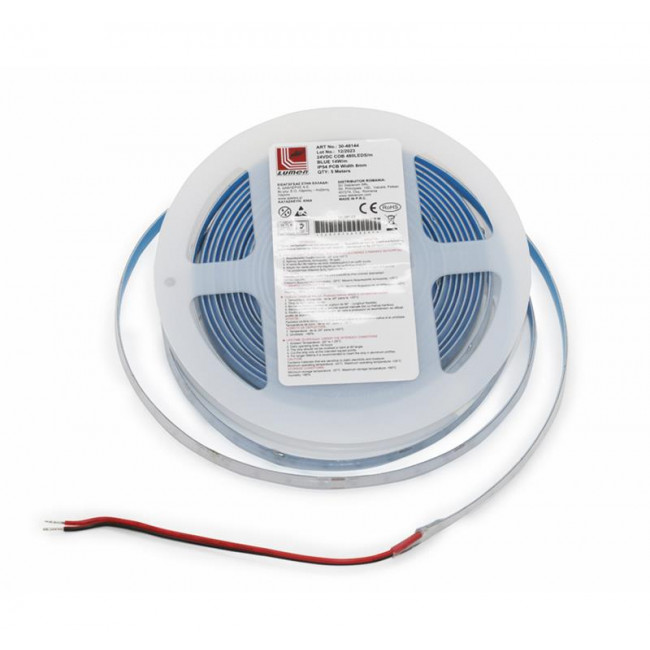 Ταινία Led COB 5m 11W/m 24VDC Μπλε IP54 ADELEQ