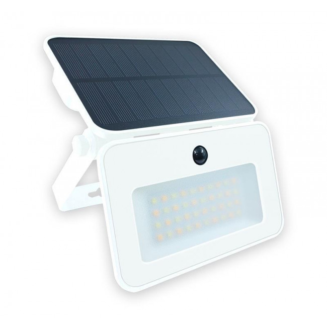 Ηλιακό Φωτιστικό LED 6W 3000k-6000k Λευκό Με Αισθητήρα Κίνησης 5-00610 ADELEQ
