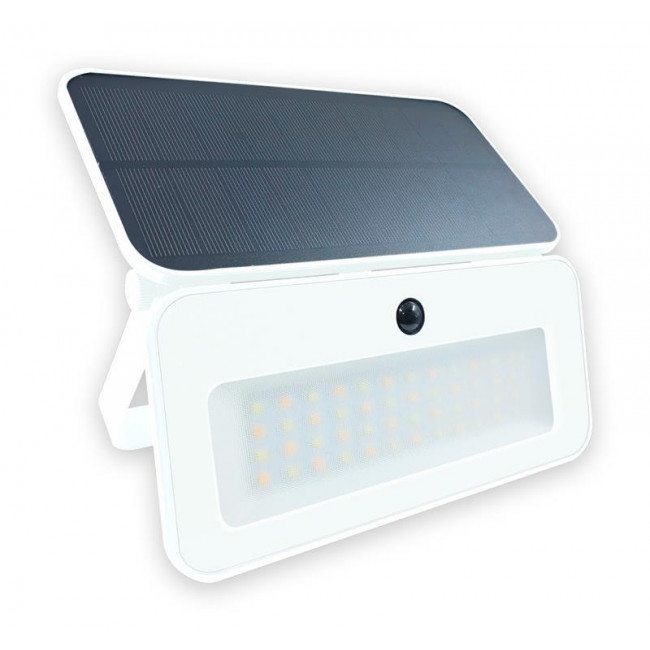 Ηλιακό Φωτιστικό LED 6W 3000k-6000k Λευκό Με Αισθητήρα Κίνησης 5-00810 ADELEQ