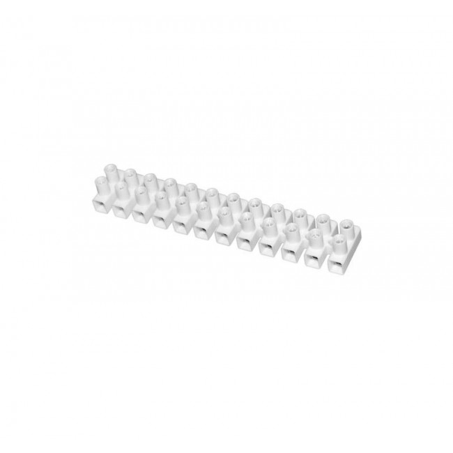 Κλέμμα Σειράς 12Ρ Λευκό (PP) 4mm² ADELEQ