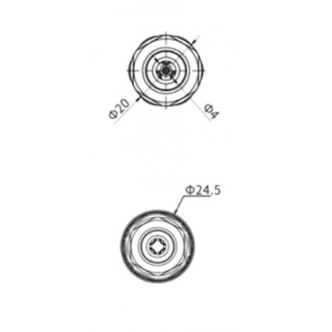 Μούφα Διακλάδωσης 2P CNP374-2 8-132 ADELEQ