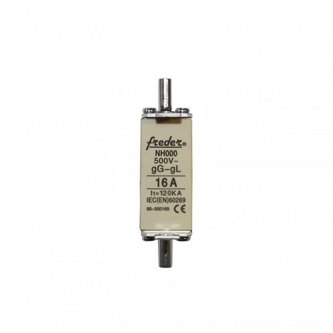 Μαχαιρωτή Ασφάλεια NH000 16Α gG 86-000169 FREDER