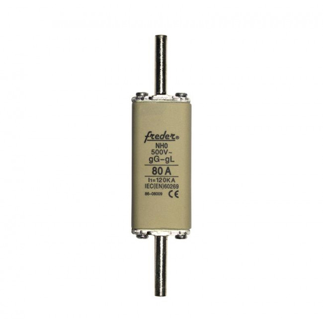Μαχαιρωτή Ασφάλεια NH0 80Α gG 86-08009 FREDER
